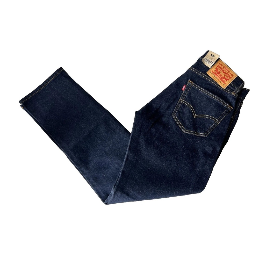 Levi's Men's 506 Perfomance Straight Fit Jeans Dark Wash Blue Size 31x32 New - Picture 1 of 6